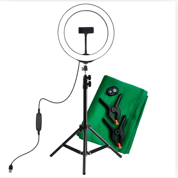 🖤12-Inch LED Ring Light With Tripod, Bluetooth
Remote & Accessories (9 pi… - Picture 4 of 9